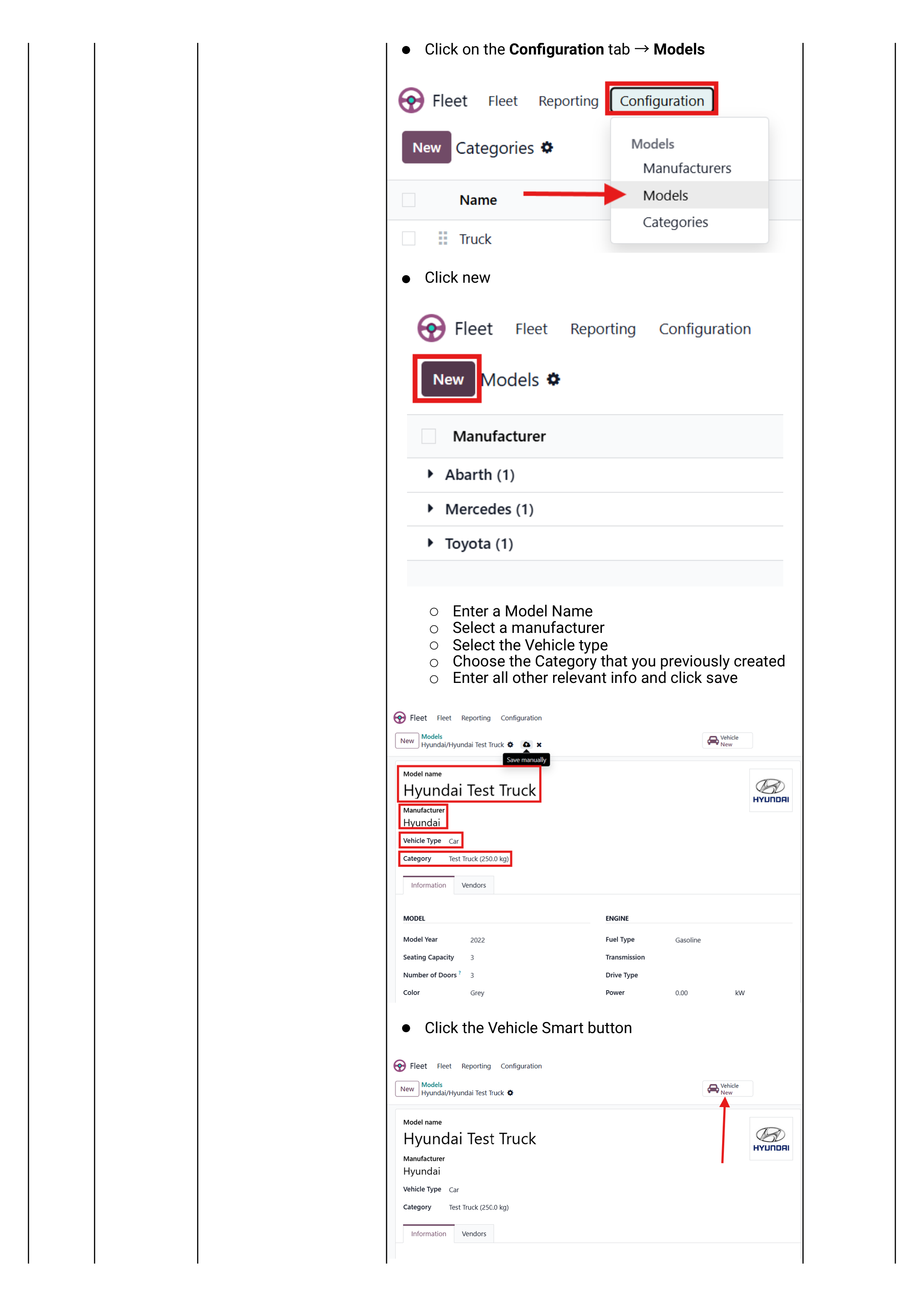Sprint 5 — creating a vehicle model